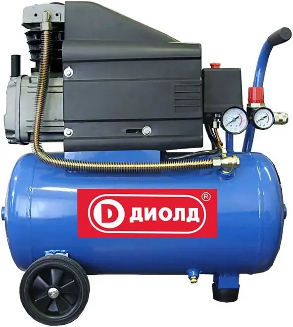 Диолд КМП-2000/24 компрессор поршневой масляный (2000 Вт бар8 бар) №30031021