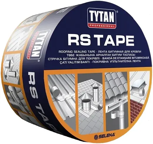 Титан Professional RS Tape лента битумная для кровли (100*10 м) кирпич
