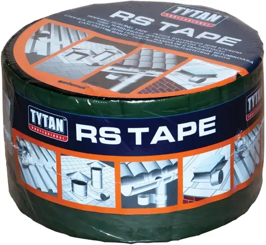 Титан Professional RS Tape лента битумная для кровли (150*10 м) зеленый мох