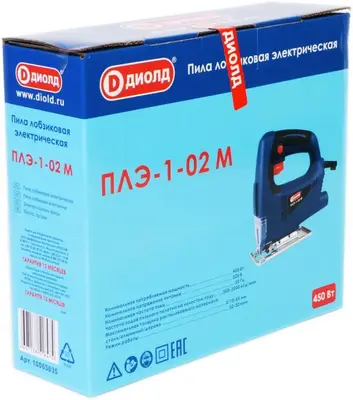 Диолд ПЛЭ-1-02 М лобзик электрический (450 Вт)