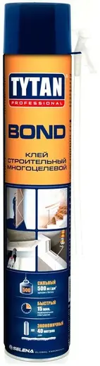 Титан Professional Bond клей строительный многоцелевой полиуретановый (750 мл) пистолетный профессиональный (Турция)
