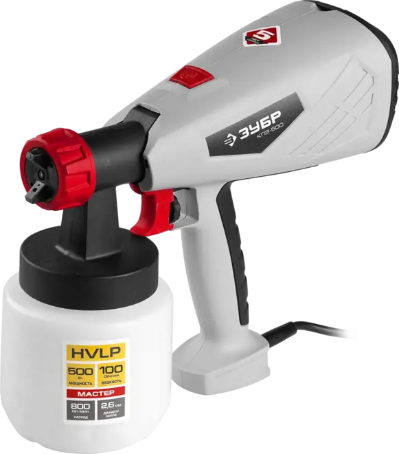 Зубр Мастер КПЭ-500 краскопульт электрический (500 Вт)