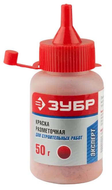 Зубр Эксперт краска разметочная для строительных работ (50 г) красная