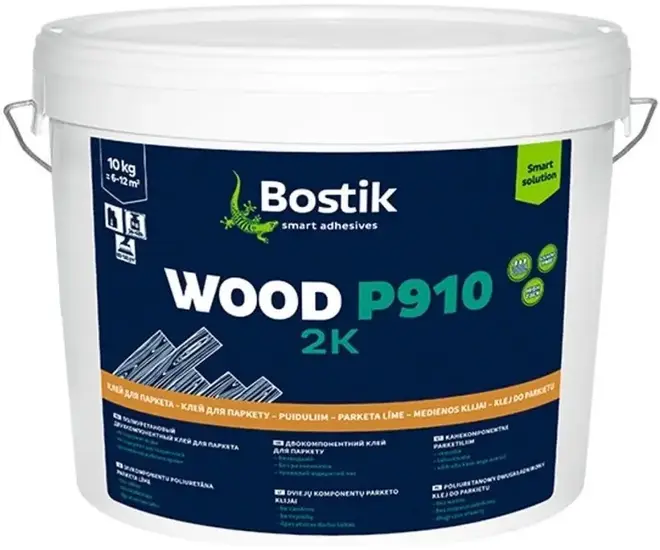 Bostik Wood P910 2K клей полиуретановый 2-комп для всех видов паркета (1 кг (компонент В)