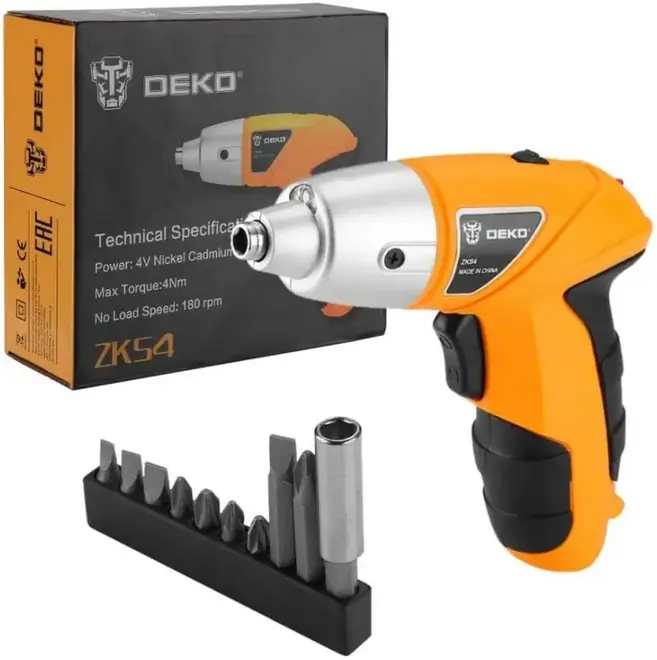 Deko ZKS4 отвертка аккумуляторная (4 В)