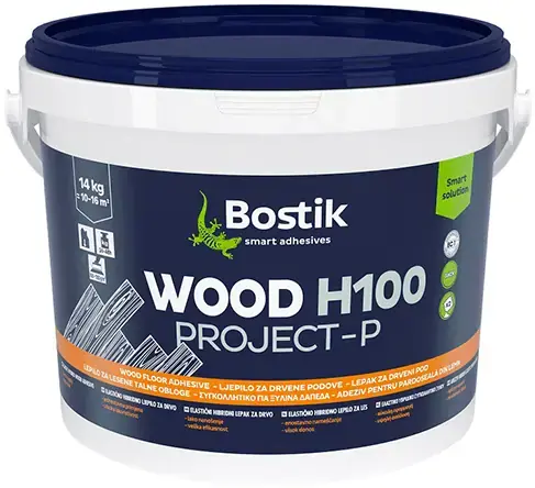 Bostik Wood H100 Project-P клей гибридный для укладки паркета и инженерной доски (14 кг)