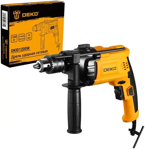 Deko DKID1200W дрель ударная сетевая №063-4156 (1200 Вт)