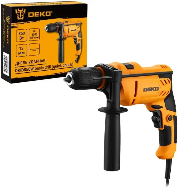 Deko DKID850W дрель ударная сетевая №063-4155 (850 Вт)