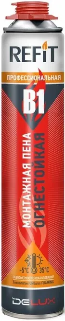 Refit Professional B1 пена монтажная огнестойкая (1 л/820 г)