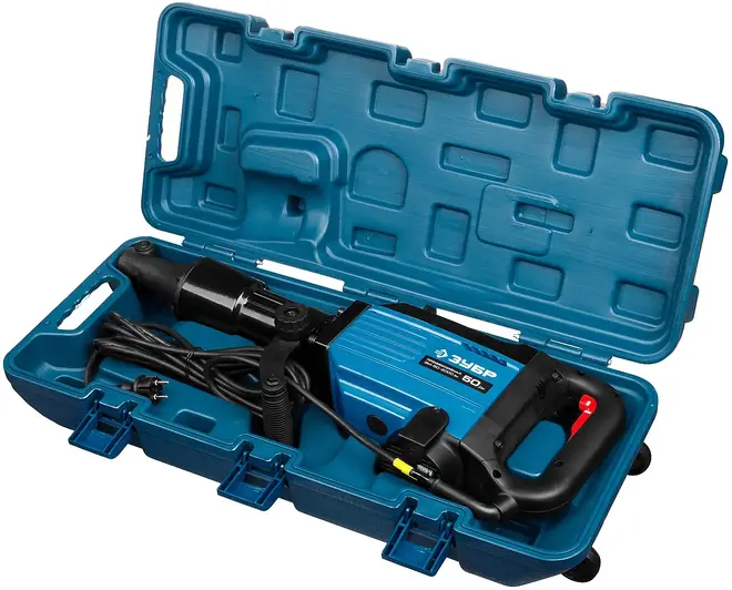 Зубр Профессионал Бетонолом ЗМ-50-2000 ВК молоток отбойный (2000 Вт)