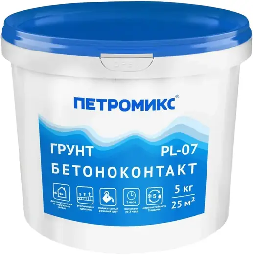 Петромикс Бетон-контакт PL-07 грунт (5 кг)