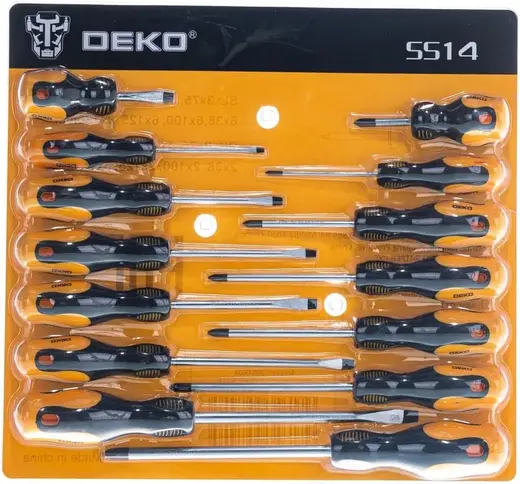 Deko SS14 набор отверток (14 отверток)