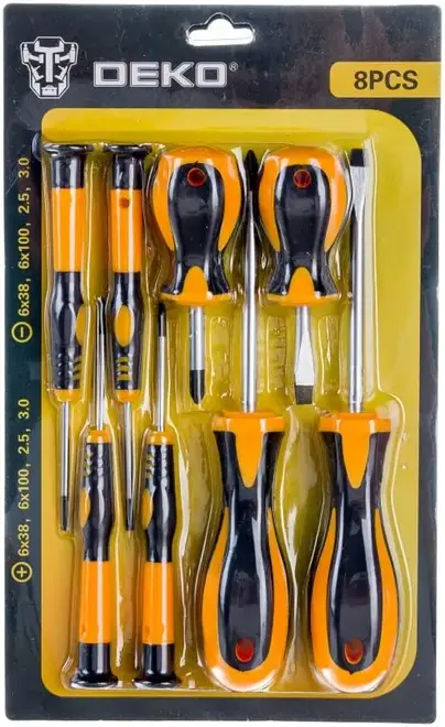 Deko SS08 набор отверток (8 предметов)