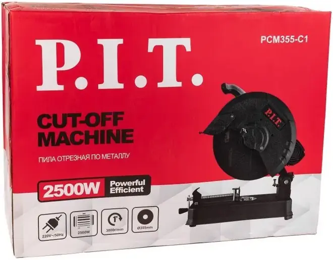 P.I.T. PCM355-C1 пила монтажная (отрезная) по металлу (2500 Вт)