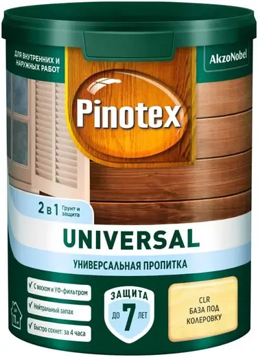 Пинотекс Universal пропитка универсальная 2 в 1 (900 мл) бесцветная