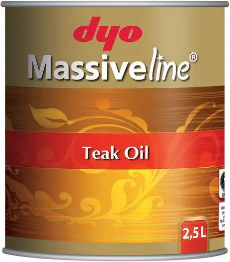 DYO Massiveline Teak Oil масло тиковое (2.5 л)