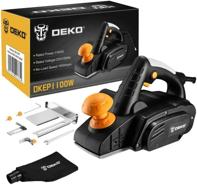 Deko DKEP1100W рубанок электрический (1100 Вт) №063-4197