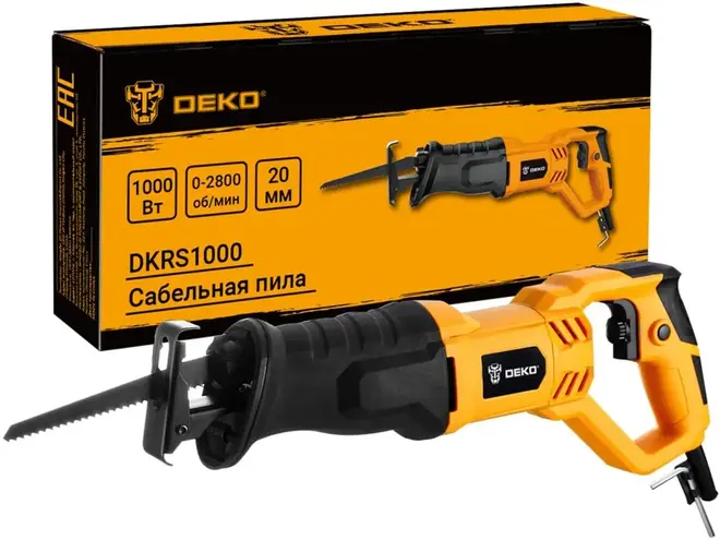 Deko DKRS1000 пила сабельная (1000 Вт)