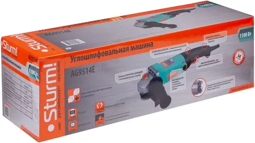 Sturm! AG9514E шлифмашина угловая (1100 Вт 220 В)