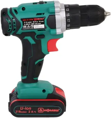 Дифмаш ША-21-01М дрель-шуруповерт аккумуляторная №1022421 (21 В)