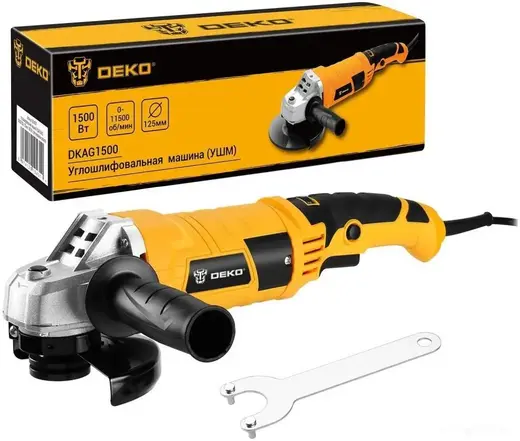 Deko DKAG1500 машина углошлифовальная (1500 Вт)