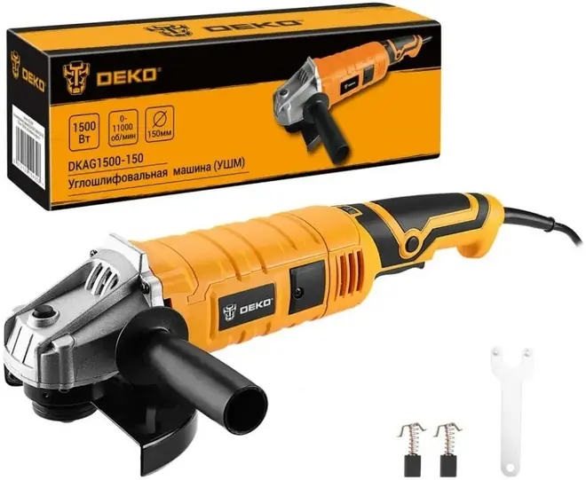 Deko DKAG1500-150 машина углошлифовальная (1500 Вт)