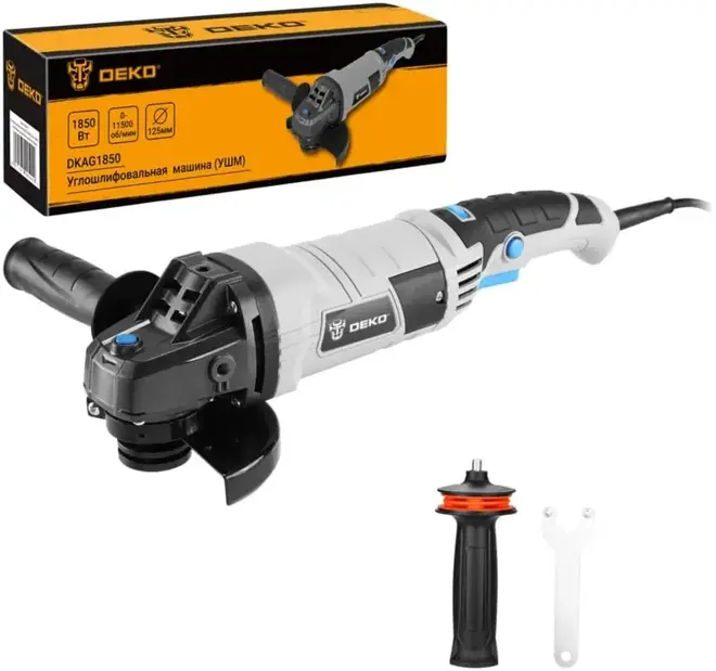 Deko DKAG1850 машина углошлифовальная (1850 Вт)