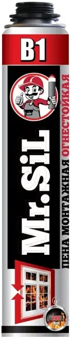Mr.Sil В1 пена монтажная огнестойкая (800 г)