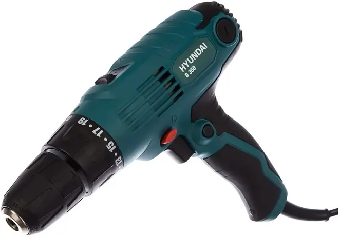 Hyundai D 350 дрель-шуруповерт сетевая D 350 (280 Вт)