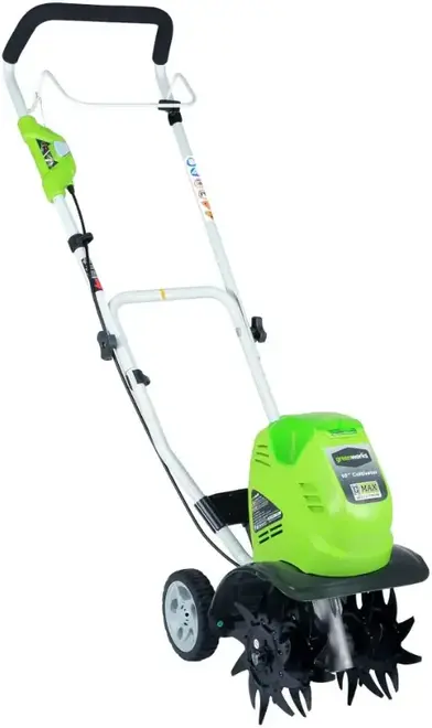 Greenworks G40TLK4 культиватор аккумуляторный №27087VB
