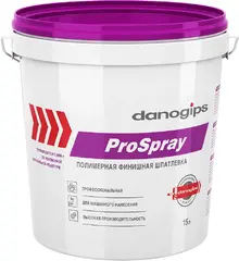 Danogips Prospray полимерная финишная шпатлевка