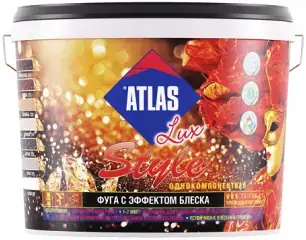 Атлас Lux Style однокомпонентная фуга с эффектом блеска