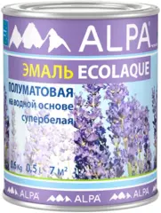 Alpa Ecolaque эмаль на водной основе супербелая