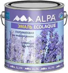 Alpa Ecolaque эмаль на водной основе супербелая
