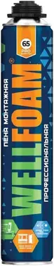 Wellchem Wellfoam 65 Pro Рremium пена монтажная профессиональная всесезонная