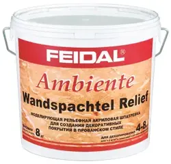 Feidal Ambiente Wandspachtel Relief моделирующая рельефная акриловая шпатлевка