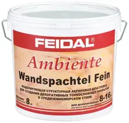 Feidal Ambiente Wandspachtel Fein моделирующая структурная акриловая шпатлевка