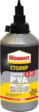 Момент Столяр ПВА Super PVA D3 клей водостойкий