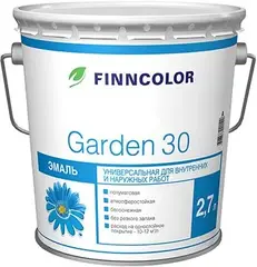 Финнколор Garden 30 эмаль универсальная для внутренних и наружных работ алкидная