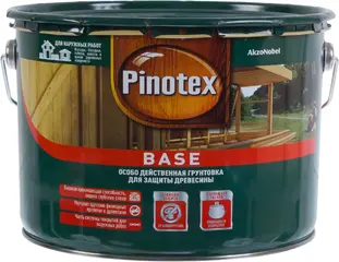 Пинотекс Base особо действенная грунтовка для защиты древесины