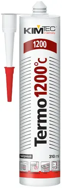 Kim Tec Termo 1200°С герметик силиконовый термостойкий