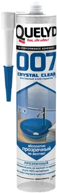 Quelyd 007 Crystal Clear монтажный клей-герметик