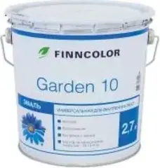 Финнколор Garden 10 эмаль универсальная для внутренних работ алкидная