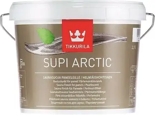 Тиккурила Supi Arctic защитный состав для сауны и бань перламутровый