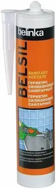 Белинка Belsil Sanitary Acetate герметик силиконовый санитарный