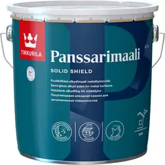 Тиккурила Panssarimaali алкидная краска для металлических крыш полуглянцевая