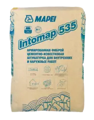 Mapei Intomap 535 штукатурка цементно-известковая армированная фиброй