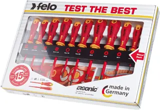Felo Ergonic набор отверток диэлектрических на стальной стойке
