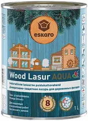 Eskaro Wood Lasur Aqua лазурь декоративно-защитная для деревянных фасадов