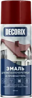 Decorix эмаль для металлочерепицы и профнастила